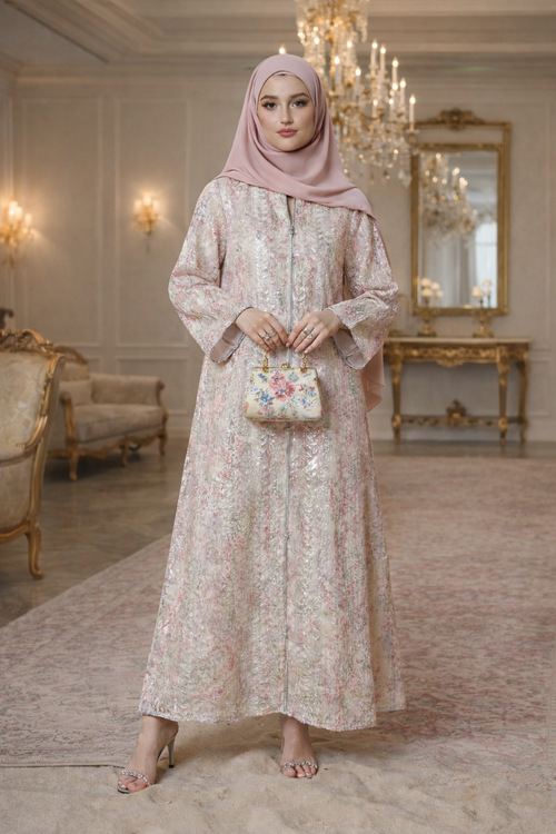 [PRE ORDER] NUR VOGUE Azyra Abaya Arab Style